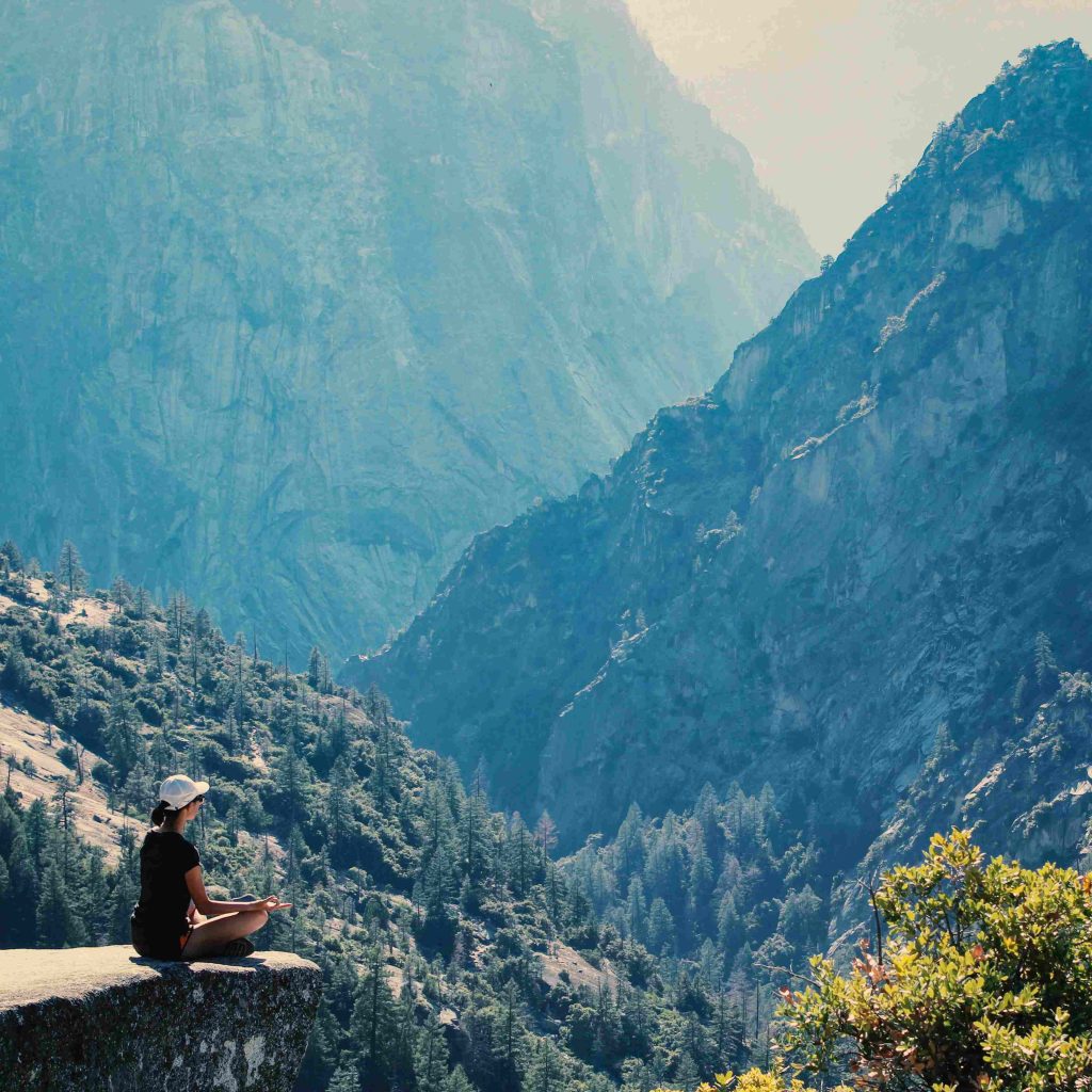 meditazione in montagna